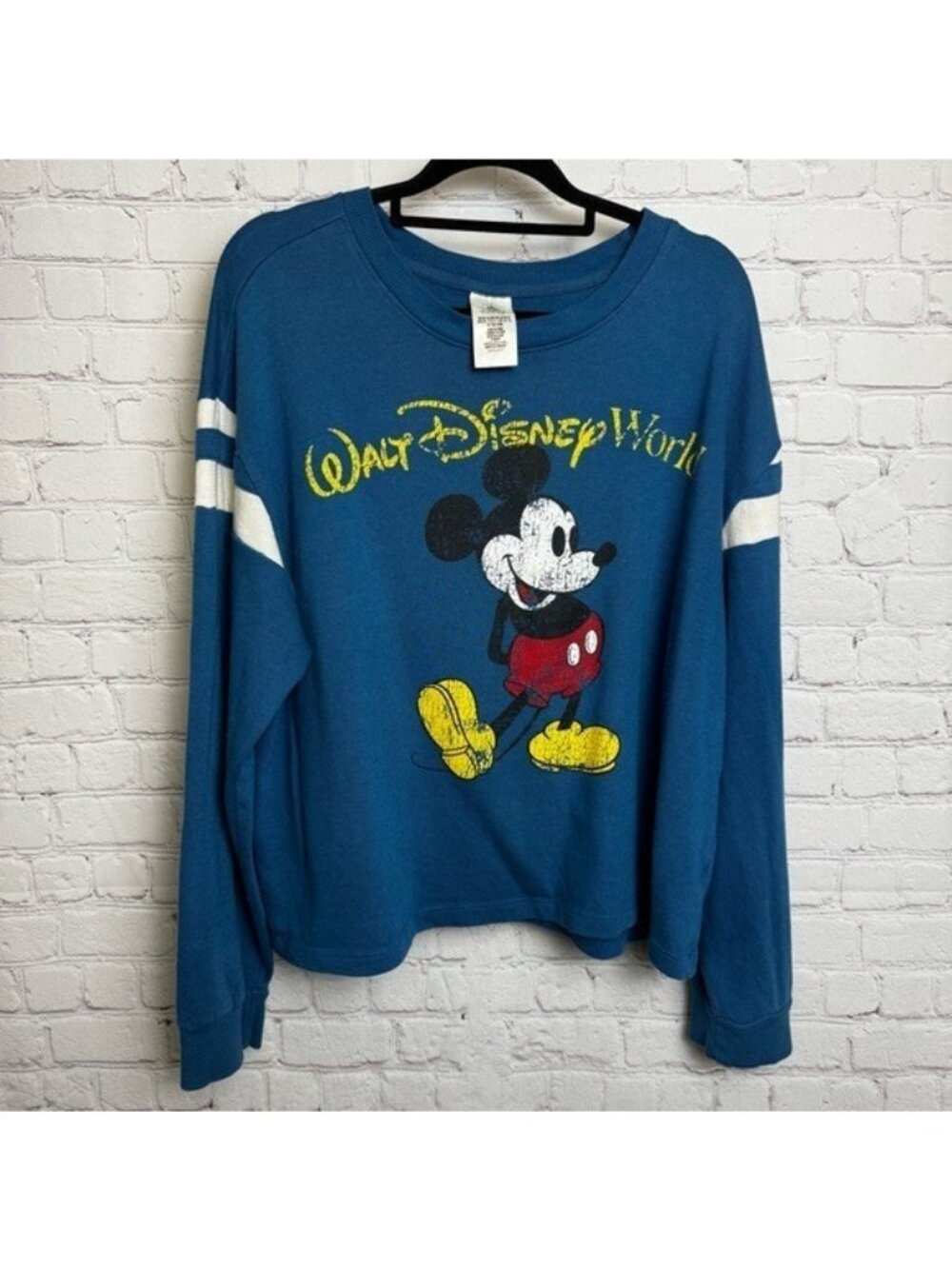 Disney Walt Disney World retro graphic Mickey Mouse sweatshirt size XL ladies